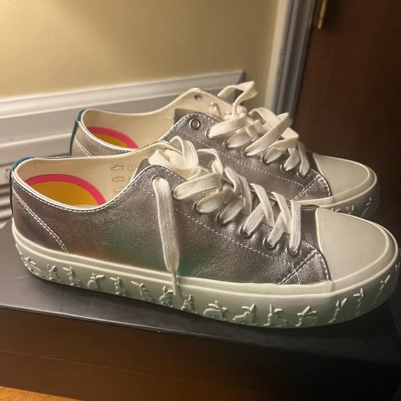 New-Paul Smith Women's Thea Rabbit Vulcanised Trainer - Picture 1 of 14